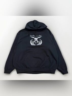 Death Note Hoodie Rare Ripple Junction Sweatshirt Size XL Anime Horror Y2K